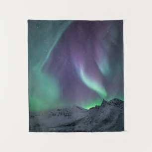 Landschapsfoto Noordelijke lichten Wandkleed