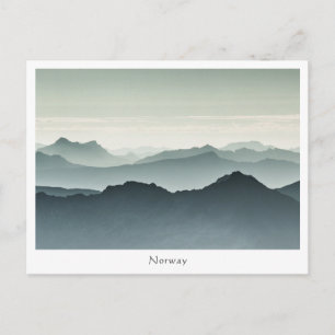 Landschapsfoto Noorwegen Briefkaart