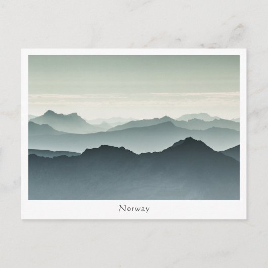 Landschapsfoto Noorwegen Briefkaart (Voorkant)