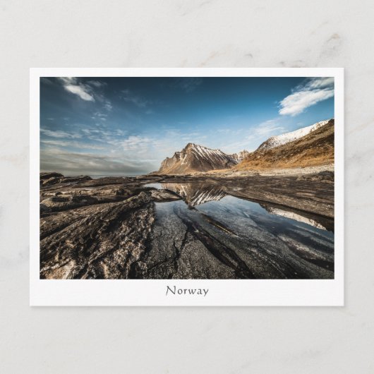 Landschapsfoto Noorwegen Briefkaart (Voorkant)