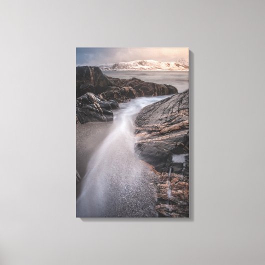 Landschapsfoto Noorwegen Canvas Afdruk (Voorkant)