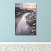 Landschapsfoto Noorwegen Canvas Afdruk (Insitu (Houten vloer))