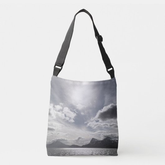 Landschapsfoto Noorwegen Crossbody Tas (Voorkant)
