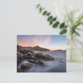 Landschapsfoto Noorwegen Feestdagenkaart (Staand voorkant)