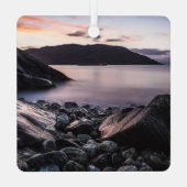 Landschapsfoto Noorwegen Metalen Ornament (Achterkant)