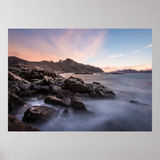 Landschapsfoto Noorwegen Poster (Voorkant)