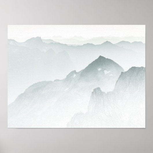 Landschapsfoto Noorwegen Poster (Voorkant)