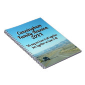 Landschapsfoto Samen Quote Familiereünie Notitieboek (Rechterzijde)