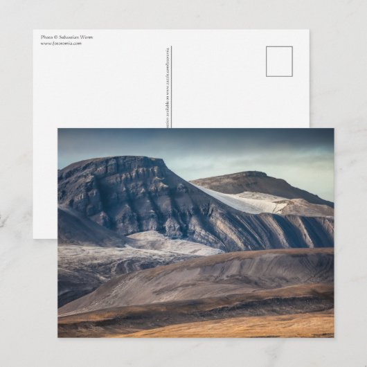 Landschapsfoto Spitsbergen Briefkaart (Voorkant / Achterkant)