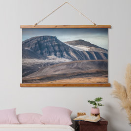 Landschapsfoto Spitsbergen Hangend Wandkleed