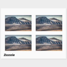 Landschapsfoto Spitsbergen Rechthoekige Sticker