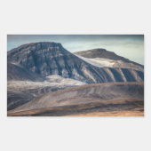 Landschapsfoto Spitsbergen Rechthoekige Sticker (Voorkant)