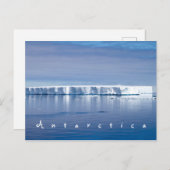 Landschapsfoto van Antarctica ijsberg met witte te Briefkaart (Voorkant / Achterkant)