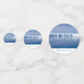 Landschapsfoto van Antarctica ijsberg met witte te Confetti (Achterkanten)