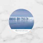 Landschapsfoto van Antarctica ijsberg met witte te Confetti (Kleine voorkant)