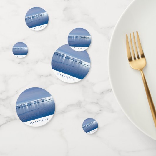 Landschapsfoto van Antarctica ijsberg met witte te Confetti (Groep)