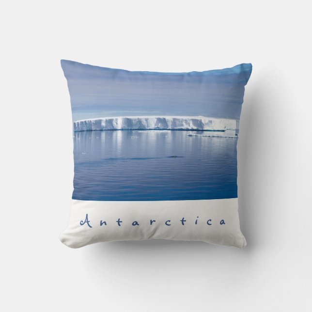 Landschapsfoto van Antarctica ijsberg met witte te Kussen (Voorkant)