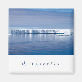 Landschapsfoto van Antarctica ijsberg met witte te Magneet (Voorkant)