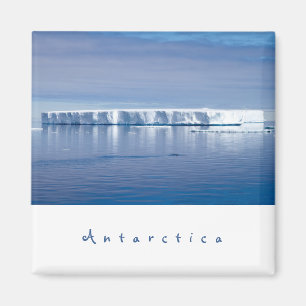 Landschapsfoto van Antarctica ijsberg met witte te Magneet