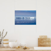 Landschapsfoto van Antarctica ijsberg met witte te Poster (Keuken)