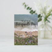 Landschapsfoto van Barafundle Bay Pembrokeshire Wa Briefkaart (Staand voorkant)