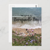 Landschapsfoto van Barafundle Bay Pembrokeshire Wa Briefkaart (Voorkant / Achterkant)