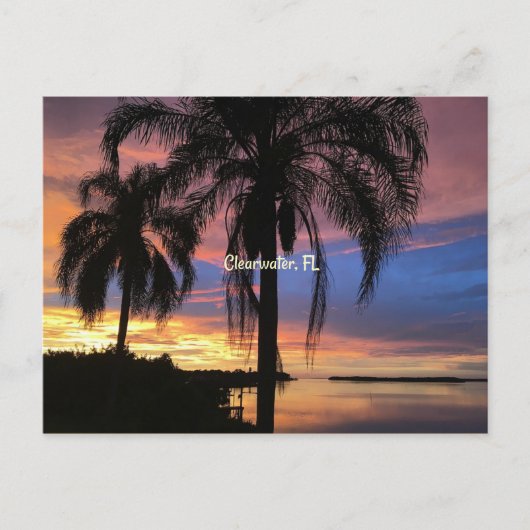 Landschapsfoto van Clearwater, Florida Briefkaart (Voorkant)