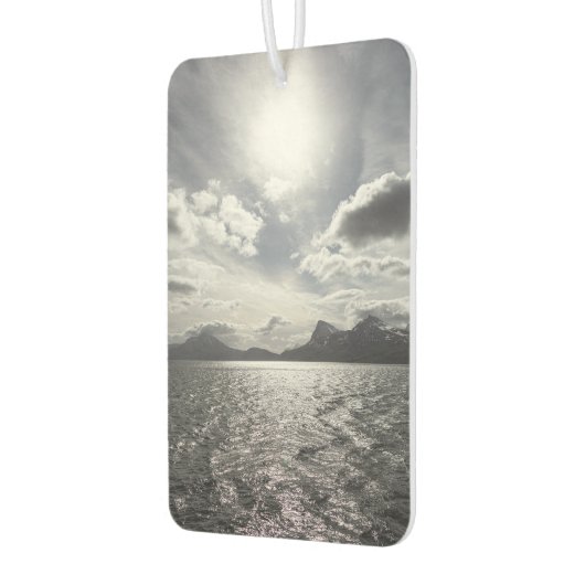 Landschapsfoto van de kust van Noorwegen Luchtverfrisser (Links)