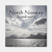 Landschapsfoto van de kust van Noorwegen Magneet (Voorkant)