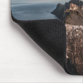 Landschapsfoto van de kust van Noorwegen Muismat (Hoek)