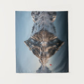 Landschapsfoto van de Lofoten-eilanden Wandkleed (Voorkant)