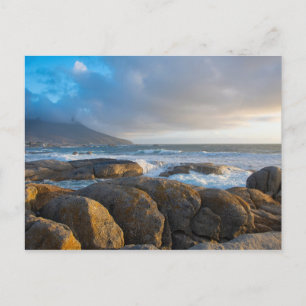 landschapsfoto van de seashore feestdagenkaart