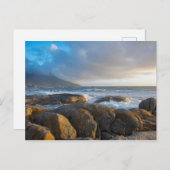 landschapsfoto van de seashore feestdagenkaart (Voorkant / Achterkant)