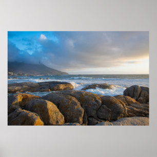 landschapsfoto van de seashore poster