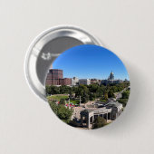 Landschapsfoto van Denver Colorado Ronde Button 5,7 Cm (Voorkant /achterkant)