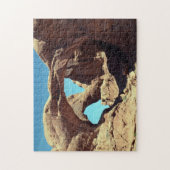 Landschapsfoto van Double Arch Desert Legpuzzel (Verticaal)