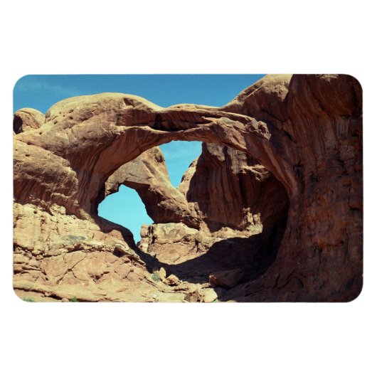 Landschapsfoto van Double Arch Desert Magneet (Horizontaal)