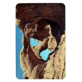 Landschapsfoto van Double Arch Desert Magneet (Verticaal)