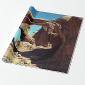 Landschapsfoto van Double Arch Utah Cadeaupapier (Uitgerold)