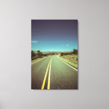 Landschapsfoto van een roadtrip