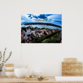 Landschapsfoto van Esztergom Poster (Keuken)