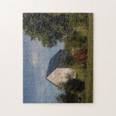 Landschapsfoto van Farmland met Garden en Barn Legpuzzel (Verticaal)