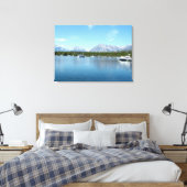 Landschapsfoto van het Grote Teton National Park Canvas Afdruk (Insitu (Slaapkamer))