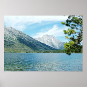 Landschapsfoto van het Grote Teton National Park Poster