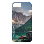 Landschapsfoto van het Italiaanse bergmeer Case-Mate iPhone Case (Achterkant)