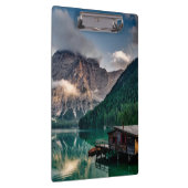 Landschapsfoto van het Italiaanse bergmeer Klembord (Rechts)