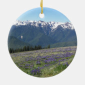 Landschapsfoto van het Nationaal Park Keramisch Ornament (Achterkant)