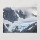 Landschapsfoto van Lyngen-gletsjer Feestdagenkaart (Voorkant)