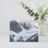 Landschapsfoto van Lyngen-gletsjer Feestdagenkaart (Staand voorkant)