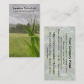 Landschapsfoto van maïs visitekaartje (Voorkant / Achterkant)